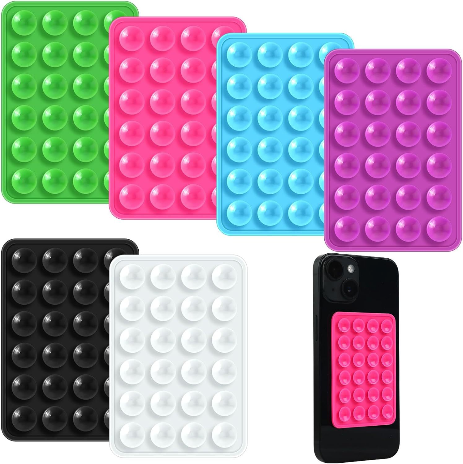Flexible Silicone Sticky Grippy Suction Cup Phone Grip 3