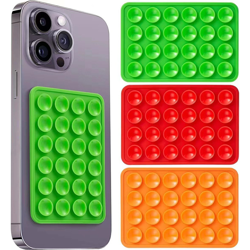 Flexible Silicone Sticky Grippy Suction Cup Phone Grip 6